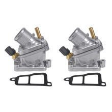 2X Uppgraderat Termostathus i Aluminiumlegering för - S80 2005-2006 XC90 2.5T 31293698