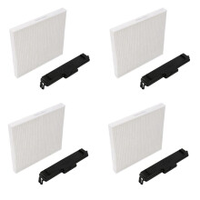 4X para RAM 1500 2500 3500 Kit de Filtro de Ar de Cabine Filtro de Ar de Cabine e Porta de Acesso Ao Filtro 68052292AA 68318365AA