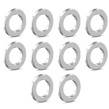 10pcs M5 Bicycle Titanium Flat Washer Universal Bike Bolts Gasket 5mm Mountain Road Bike Bolts Spacer Titanium
