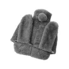 Bouillotte Chauffe-Pieds pour Pieds avec Housse en Peluche Douce, Chauffe-Pieds Chauffe-Mains pour Hommes et Femmes Style A