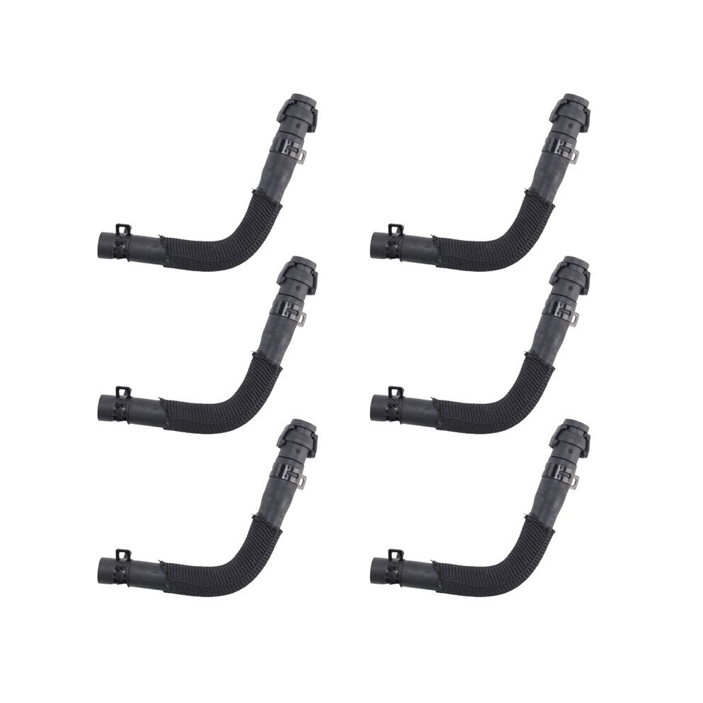 6X A2702031882 2702031882 Coolant Water Pipe For For E-Class A B 180 200 220 250 A2702031682 2702031682 Black 4711833499805