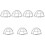 7Pcs Home Use Silver Detector Guards with Mesh Protection 5