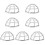 7Pcs Home Use Silver Detector Guards with Mesh Protection 8