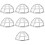 7Pcs Home Use Silver Detector Guards with Mesh Protection 10