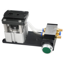 8/15mm 2 in 1 Banding Punching Hole Pneumatic Bander Hole Guide Woodwork Banding Leather Hole Punch