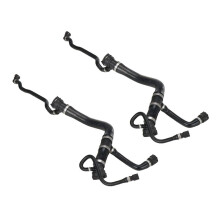 2X Manguera de Refrigerante para Manguera de Radiador Superior de Coche para X5 E53 Tubería de Agua 17127526856
