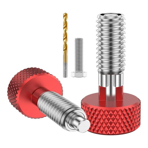 4PCS Handle Quick Release Pins Kit, Knurled Handle Stainless Steel Lock M6 Quick Release Pins for Rolling Toolbox