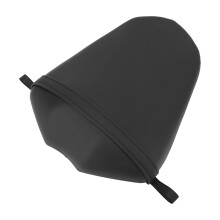 Black PU Leather Motorcycle Rear Passenger Pillion Seat for FZ1 2006-2010