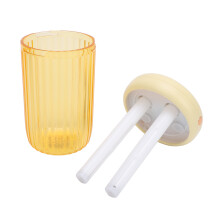 Mini-Luftbefeuchter 240 ml USB Schreibtisch Gelb mit Doppel-Sprühfunktion