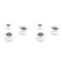 2X Silver Air Conditioner Knob Audio Volume Tune Button Trim Cover Ring for X5 X6 E70 E71 F15 F16 2014-2018