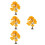 4Pcs Multi Color Mini Model Trees for Diorama Wire DIY Landscape Decor 4