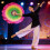 Decorative Round Hand Fan Foldable,Handheld Folding Fan for-5 6