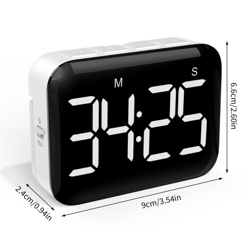 Adjustable Volumes Kitchen Timer With 99 Minutes Ranges For Home 2