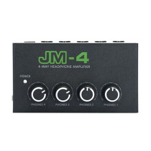 Amplificateur de Casque 4 Voies 4 Canaux Véritable Stéréo Hifi Écouteurs AMP Audio USB Amplificateur de Casque Prise Américaine