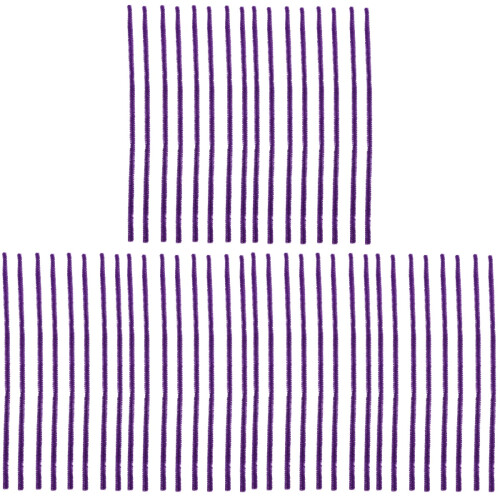 300Pièces Chenilles DIY Peluche Violet Pour Enfants 2