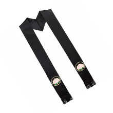 Fashion Stole Formal Accessory For Clergymen Lightweight-Black
