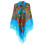 Cultural Pattern Lightweight Scarf Head Wrap Multi-sk1y blue 1