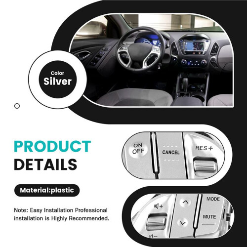 Multi-Function Steering Wheel Button Volume Adjustment Button Cruise Control  for  Tucson IX35 2010-2014 1