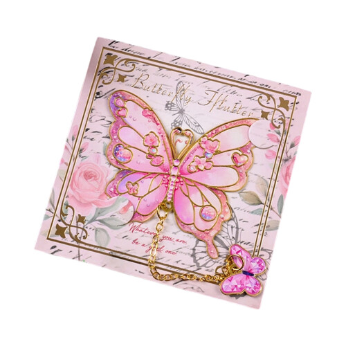 Artistic Butterfly Shape Bookmarks Retro Metal Bookmarks with-2