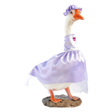1 stuks veranda ganzenoutfits, 23" standbeelden-Paars 1