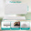 Water Absorbing Soap Dish Set High Absorption Fast Drying-White 5