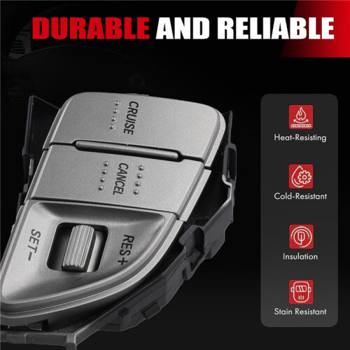 Car Multifunction Steering Wheel Button Volume Adjustment Cruise Control Button for  Tucson IX35 2010-2015 2
