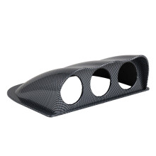 Triple Dash Gauge Pod Universal Sturdy And Durable 3 Hole Gauge Mount