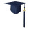 Classical 2026 Graduation Cap with-Navy blue Adult version 1