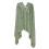 Elegant Scarf Shawl Chiffon Lightweight-light green 1