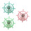 Colorful Bird Fun Wheel Spinners Toy Safe Interactively-Pink 2