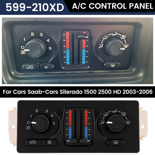 For    Silerado 1500 2500 HD 2003-2006 Heat AC HVAC Climate Control Module 599-210XD A/C Control Panel 2