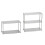 Easy To Clean Stainless Steel Shelf With Multi Layers For-2 2