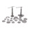 Brake Caliper Tool, Heavy Duty Brake Caliper Compression Tool Caliper Piston Tool for Brake Pad Replacement Reset 4