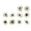 Art Crafts Card Making Scrapbook Sticker-flower front 1