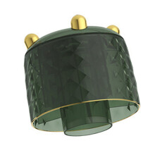Portapenne (girevole a 360) - 4,8x4,3 pollici, verde scuro