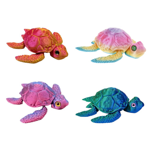 3D-geprint zeeschildpadden realistisch schildpaddenstandbeeld,-3 1