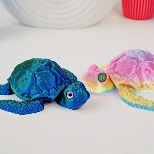 3D-geprint zeeschildpadden realistisch schildpaddenstandbeeld,-3 2