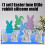 Silicone Easters Rabbits Mould For Home Candle And Craft 2