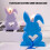 Silicone Easters Rabbits Mould For Home Candle And Craft 5