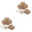 2Pièces Chapeaux Khaki Style Mode Protection Uv 3