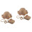 2Pièces Chapeaux Khaki Style Mode Protection Uv 4