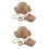 2Pièces Chapeaux Khaki Style Mode Protection Uv 5