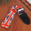 2Pièces De Guitare Large En Coton Polyester Motif Uk 6