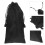 50Pcs Soft Black Polyester Eyeglass Cases Sunglasses Storage Bags 10