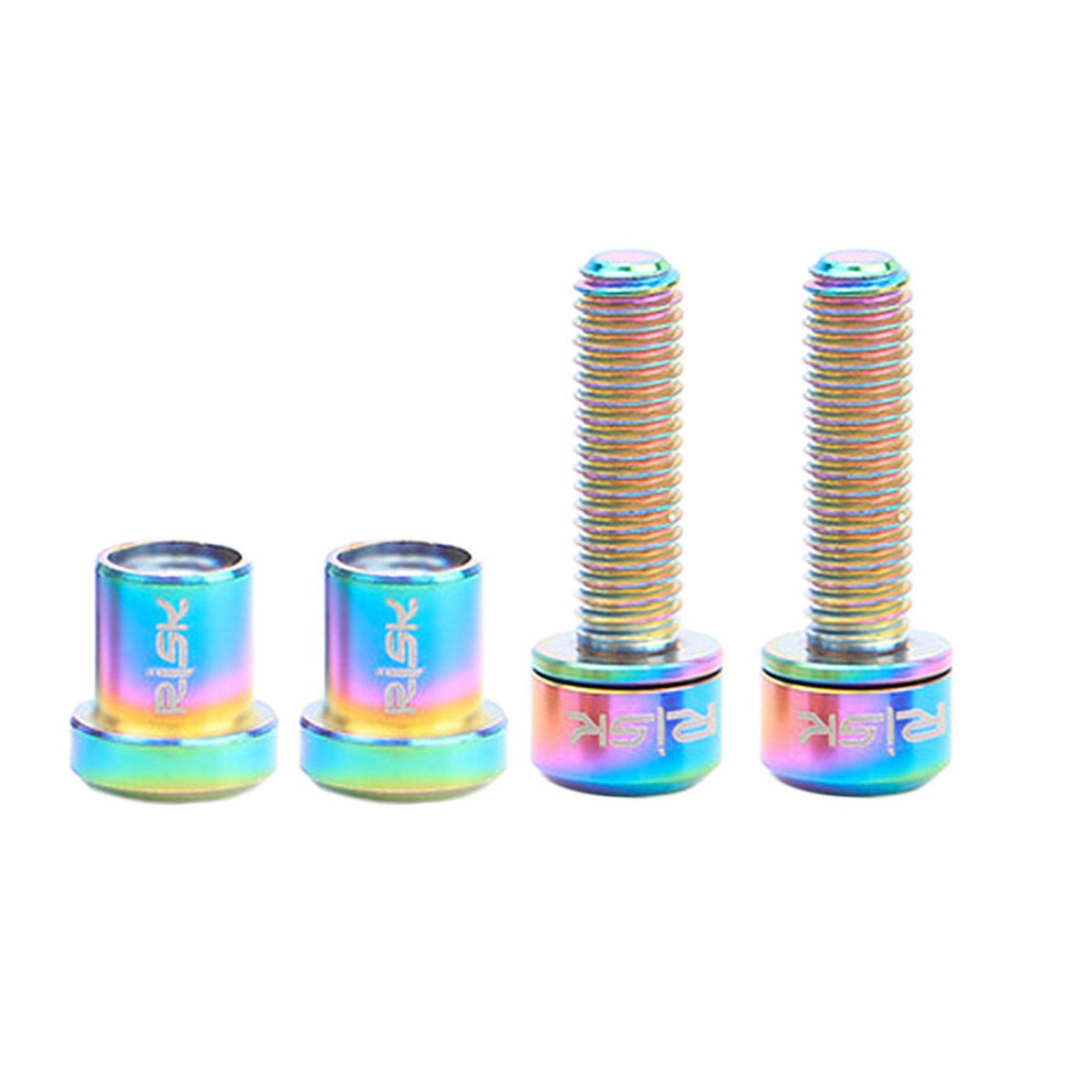 Stylish Titanium Alloy Bike Stem Bolts Nut Kits Bicycle Screw Bolts 1111710052896