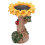Sonnenblumen Vogelbad Harz Gartendeko 3