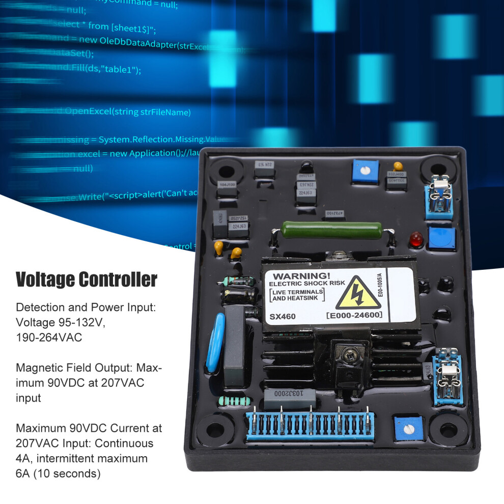 Generator Voltage Regulator Single Phase SX460