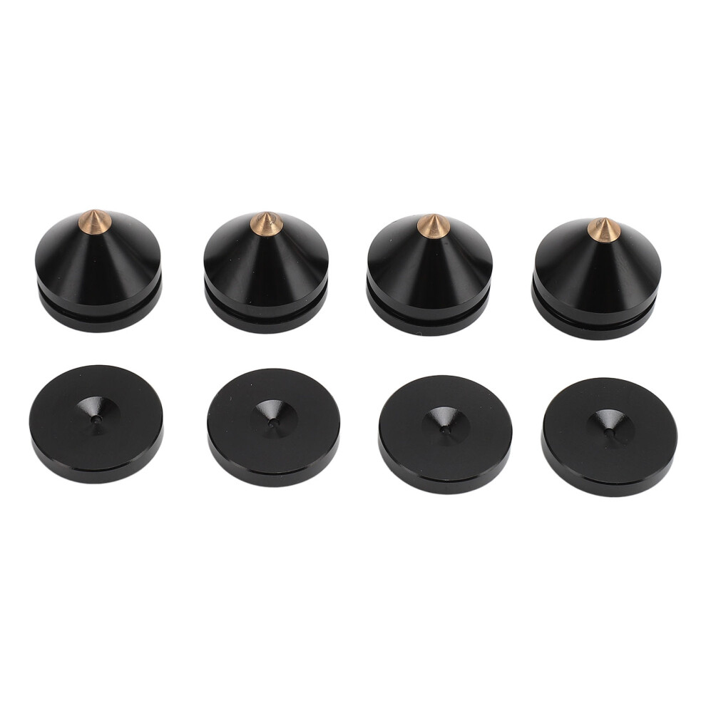 4 Pack Vibration Absorbing Feet For Speakers Cd/Dvd Players Amplifiers Black 7601385299107