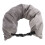 Grey Stuffable Travel Neck Pillow with Adjustable Strap, Soft & Packable 1