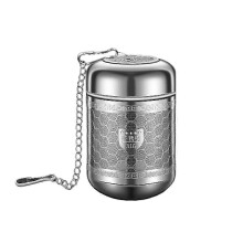 (S) 316 Stainless Steel Honeycomb Texture Tea Filter Teapot For Brewing Tea, Tea Compartment And Water S